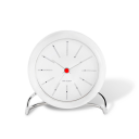 Arne Jacobsen Bankers bordsur, hvit/hvit, Ø 11 cm, alarmfunksjon