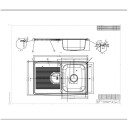 Intra Horizon 815sr Kjøkkenvask Plan-/underliming