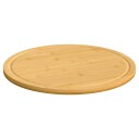  Skjærebrett 6 stk Ø40x1,5 cm bambus 352779