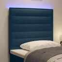  LED hodegjerde linjemønster blå 100 cm stoff