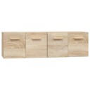 vidaXL Veggskap 2 stk sonoma eik 60x36,5x35 cm konstruert tre