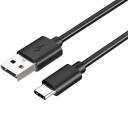 Ladekabel USB-A til USB-C  Sort 1m 
