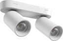 Spectrum Taklampe med 2 spotter GU10   Hvit IP20 innendørs uten lyskilde
