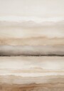 Earthy Layered Abstract Plakat / 40x50