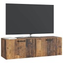  Vegghengt TV skap Gammelt tre 98 x 31 x 30 cm Konstruert tre
