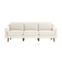 Lorvas 3 seters sofa   Kremhvit
