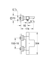 Grohe Grohtherm Cube badekartermostat Krom
