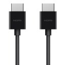 Belkin BOOST CHARGE - Ultra High Speed - HDMI-kabel - HDMI hann til HDMI hann - 2 m - svart - 8K-støtte - for P/N: AVC006BTSGY, F4U098BT, F4U110BT, INC003TTBK, INC004BTSGY