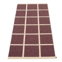 Pappelina Vevd Teppe Criss Burgundy 70x150 cm