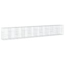 Gabionkurv med deksel 1000x100x150 cm galvanisert jern