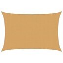  Solseil 160 g/m² rektangulær sand 3x4,5 m HDPE 4002040