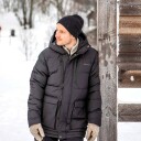 Dovrefjell Frost Q.B Tex dunjakke (M), black - Str. XL