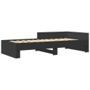 Sengeramme svart 75x190 cm konstruert tre 8721102822094