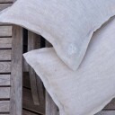 Aina Sollie Steen Putetrekk grov lin   Natur 40 x 60 cm Beige