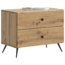  Nattbordskap Artisan eik 62 x 34,5 x 47,5 cm Konstruert tre