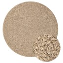 vidaXL Teppe 120 cm jute-utseende innendørs og utendørs