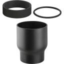 40 x 50 mm Krympehylse svart PEH Geberit