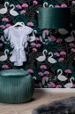 Petite Déco Tapet Swan Svart