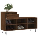  Skoskap brun eik 102x36x60 cm konstruert tre 8721012114104