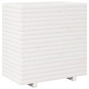  Plantekasse hvit 70x40x72,5 cm heltre furu