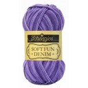Scheepjes Softfun Denim Garn Print 513 Lilla