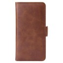 INCOVER iPhone 11 Skinn Flipdeksel m. Lommebok - Brun