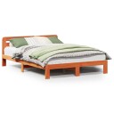 Sengeramme uten madrass brun 135x190 cm heltre furu 8721158395887