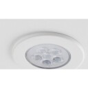 Loevschall cover til ID LED downlithg hvit