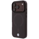 BMW MagSafe-etui i burgunder til iPhone 18 Pro Max / 17 Pro Max med frostet IML og metalllogo