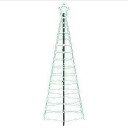 vidaXL LED juletre 250 cm 300 LED-lys Flerfarget Stål Svart
