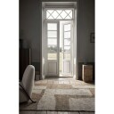 ferm LIVING Piece ullteppe Off-white-Toffee, 140 x 200 cm