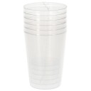 DRIKKEGLASS PP GJENBRUKBART 280ML 6STK