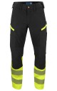 ProJob 6528 Servicebukse Stretch En Iso 20471 Kl 1 Yellow/Black C156