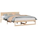  Sengramme Naturlig Solid Furu 140 x 200 cm Holdbar Sengramme