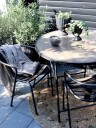 Chic Antique Factory Café sett med 2 stoler og 1 bord 40041425