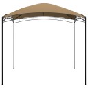 vidaXL Paviljong 3x3x2,65 m gråbrun 180 g/m²