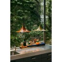 GUBI Semi- Taklampe Liten Blankstekt Gresskar