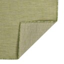 vidaXL Utendørs flatvevd teppe 100x200 cm grønn