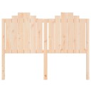 vidaXL Sengegavl 141x4x110 cm heltre furu