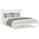  Ekstra lang sengeramme uten madrass hvit 140x220 cm heltre