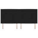  Sengegavl Linje Design Svart 200 cm Stoff