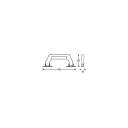 Adam Hall Hardware 3431 - Case Handle plastic black