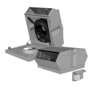 Takvifte TKV 300x300 svart med EC-motor 230 V