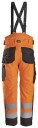 Snickers Workwear 6630-5504 Arbeidsbukse varsel, oransje/svart L, Klær