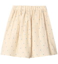 Fliink Skjørt Muslin Blooming Sandshell Aop Fliink 104 Skjørt Beige Hvit