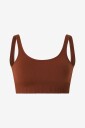 Aim'n - Sports-bh Ribbed Seamless Bra - Brun
