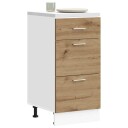  Underskap artisan eik 40x46x81,5 cm konstruert tre 8721158425652
