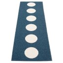 Pappelina Vera matte 70x225 cm ocean blue / vanilla