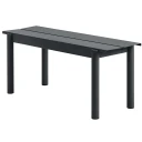 Muuto Linear Steel Benk 110x34 cm Anthracite Black