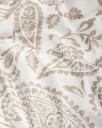 Enkeltdyne med paisleymønster DRY SAND 140X200